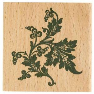 Květinový ornament - Dřevěné razítko