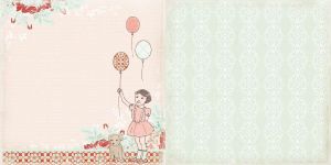 Čtvrtka na scrapbook Big Dreams z kolekce Sweet Childhood od The ScrapCake