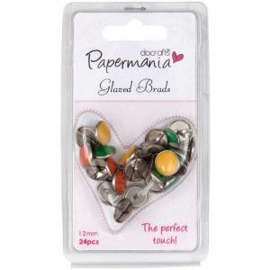 Dekorační hřebíčky aneb brads na scrapbooking, GEM, mix barev