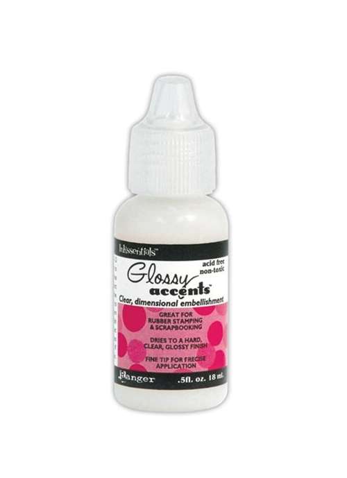 Glossy Accents mini lesklý lak a lepidlo Ranger