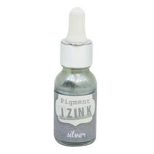 IZINK SILVER 15ML, pigmentový inkoust