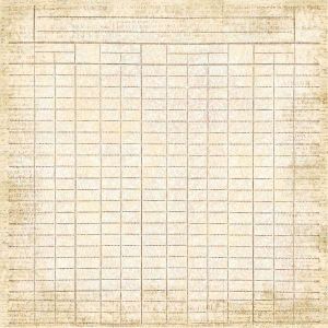 Scrapbookový papír Le Journal - Recipe, čtvrtka vyšší gramáže 190 gsm