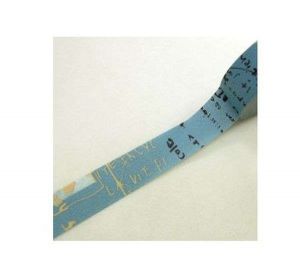 washi páska, na scrapbooking, jako dekorace - Graffiti blue A Kamoi Kakoshi Co.