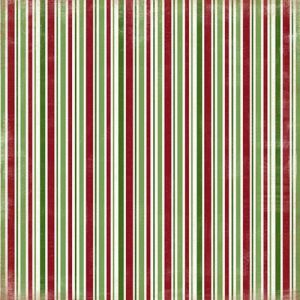 Scrapbooková čtvrtka Christmas Stripes