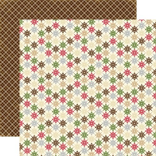 Scrapbooková čtvrtka Happy Holidays echo park paper co.