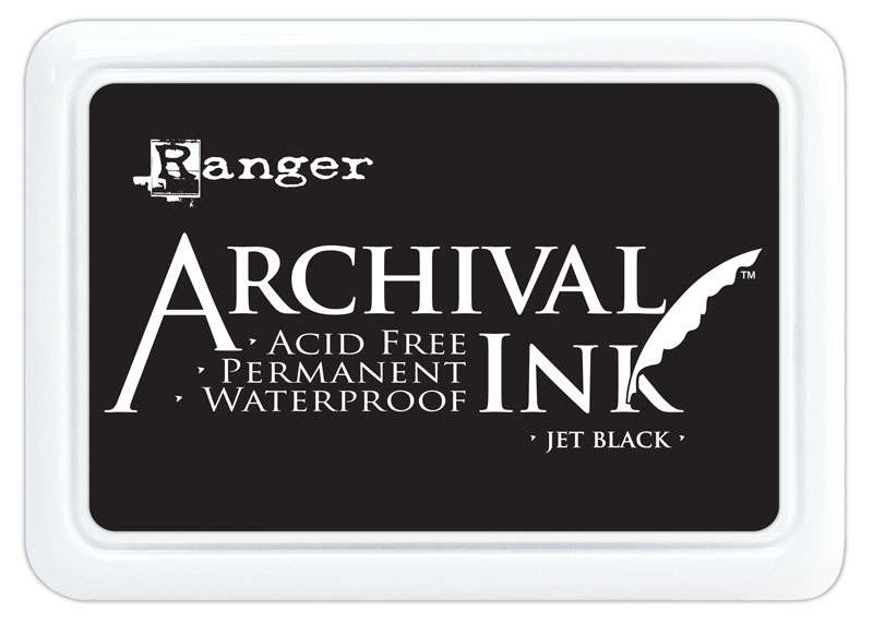 Ranger - Inkoustový polštářek Archival - Jet Black