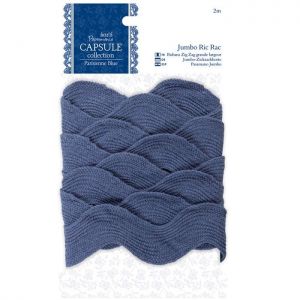 Dekorační stuha (2m) Ric Rac široká Capsule - Parisienne Blue