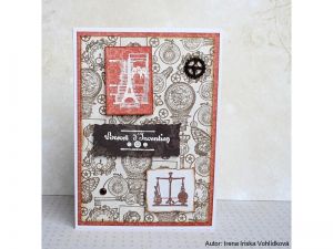 STAMPO SCRAP, STEAMPUNK, 27 ks , určeno na scrapbooking a cardmaking a Project Life Aladine