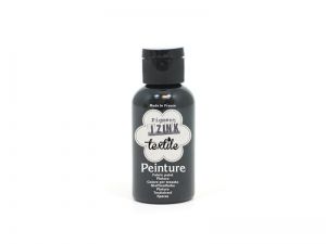 Textilní IZINK, klasická textilní barva 50ml,  ČERNÁ