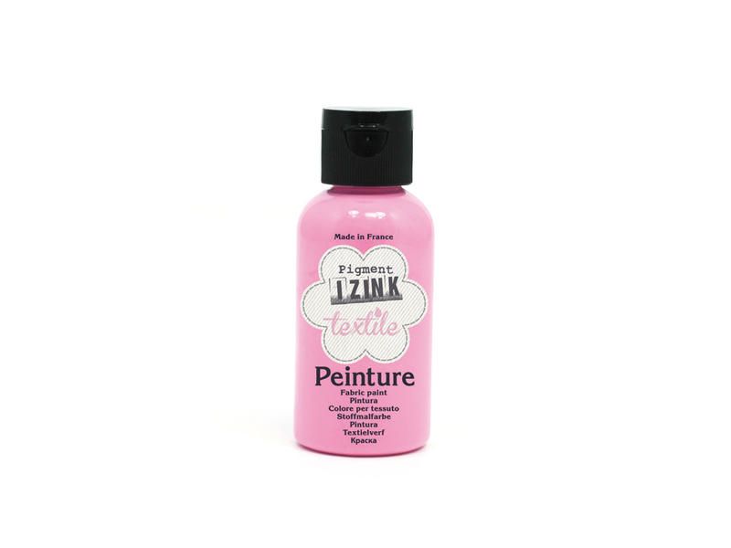 Textilní IZINK, klasická textilní barva 50ml, RŮŽOVÁ Aladine