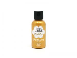 Textilní IZINK, klasická textilní barva 50ml,  ZLATÁ