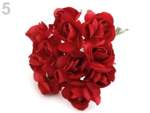 Kytice růží-Dekorace květy růže-červená karmínová