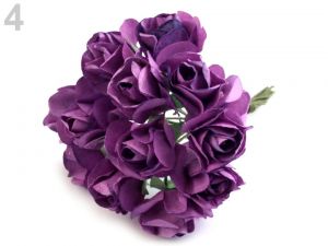 Kytice růží-Dekorace květy růže-fialová