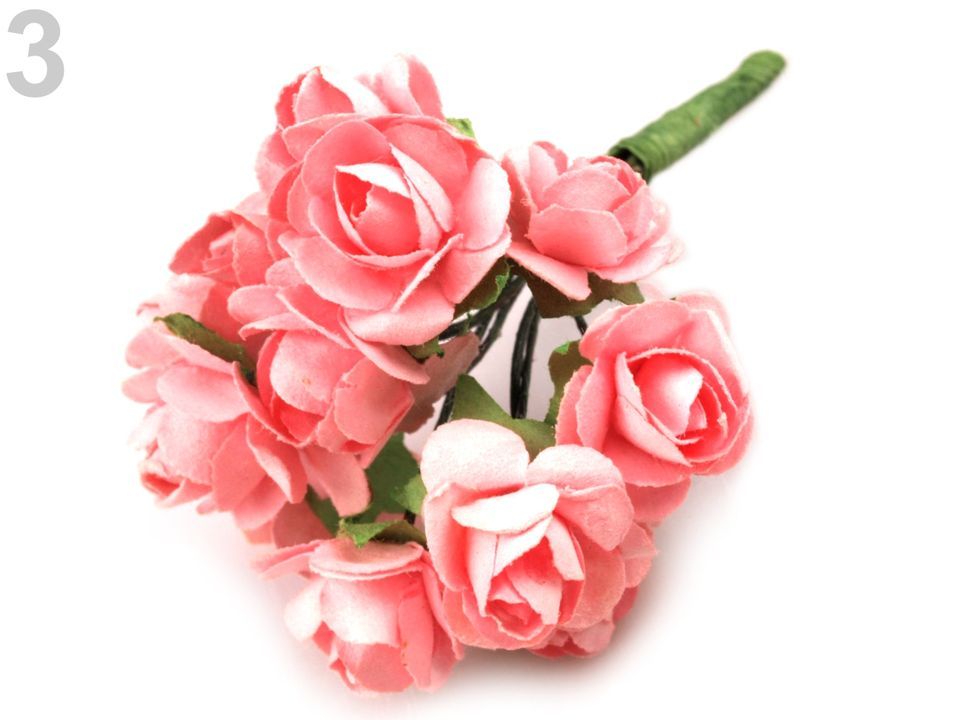 Kytice růží-Dekorace květy růže-růžová prášková