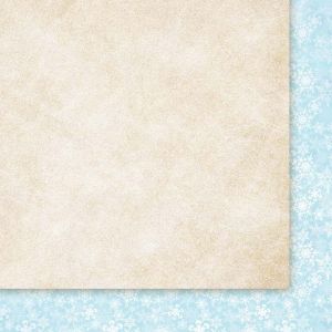 Oboustarnný papír -  čtvrtka na scrapbooking Snow Queen 01