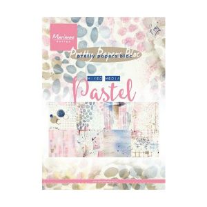 Sada papírů na scrapbooking Marianne Design - Pastel, A5 - 8 ks