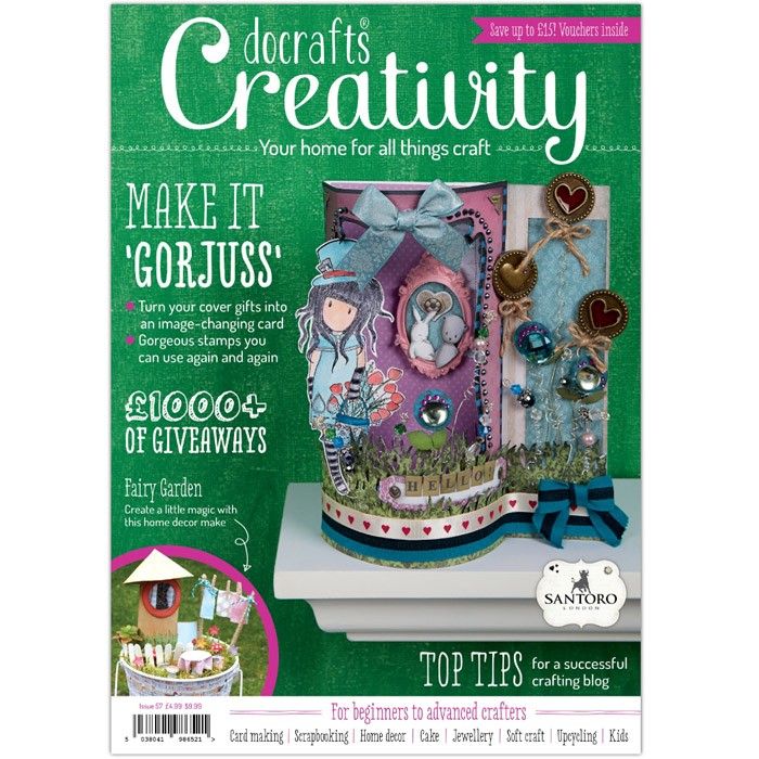 Scrapbookový Časopis Docrafts Creativity! Časopis č.57 April 2015 Design Objectives